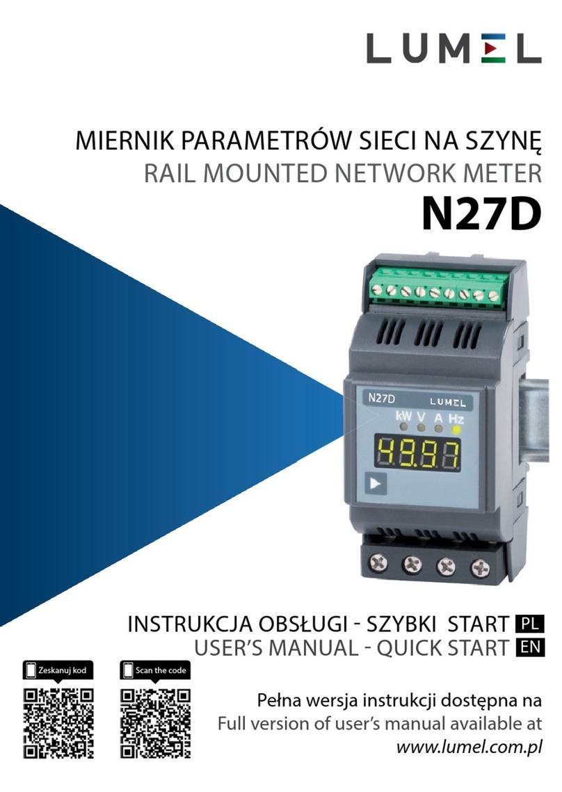 Lumel N27D user manual