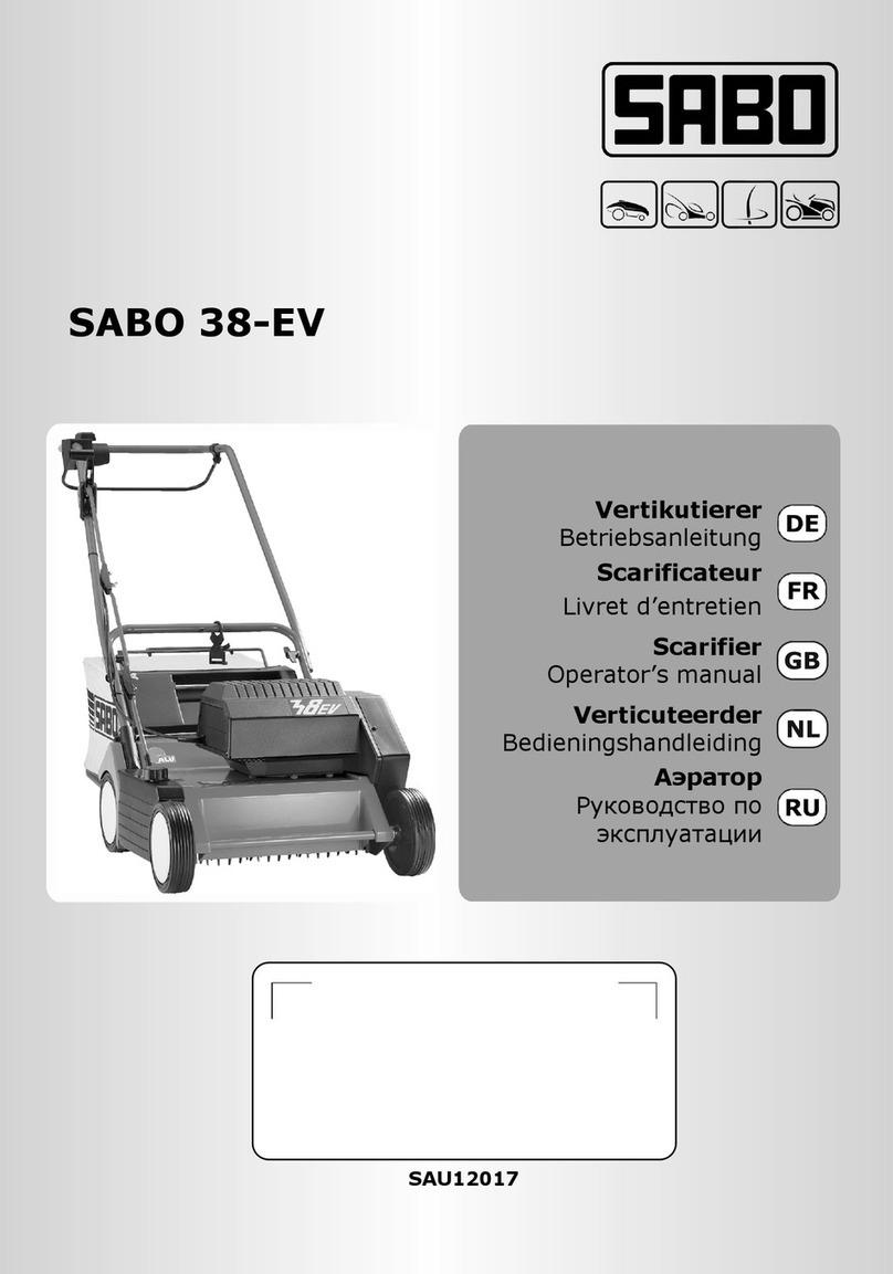 Sabo 38-EV Operator's manual
