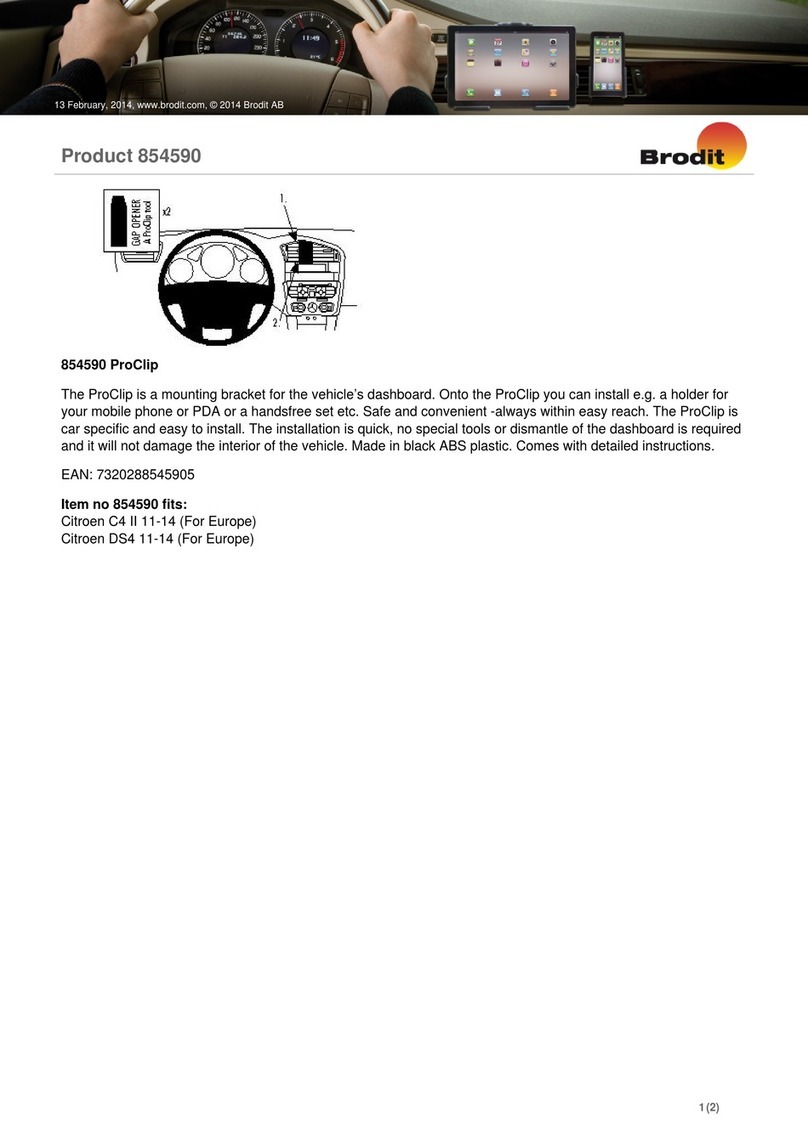 Brodit ProClip 854590 installation instructions