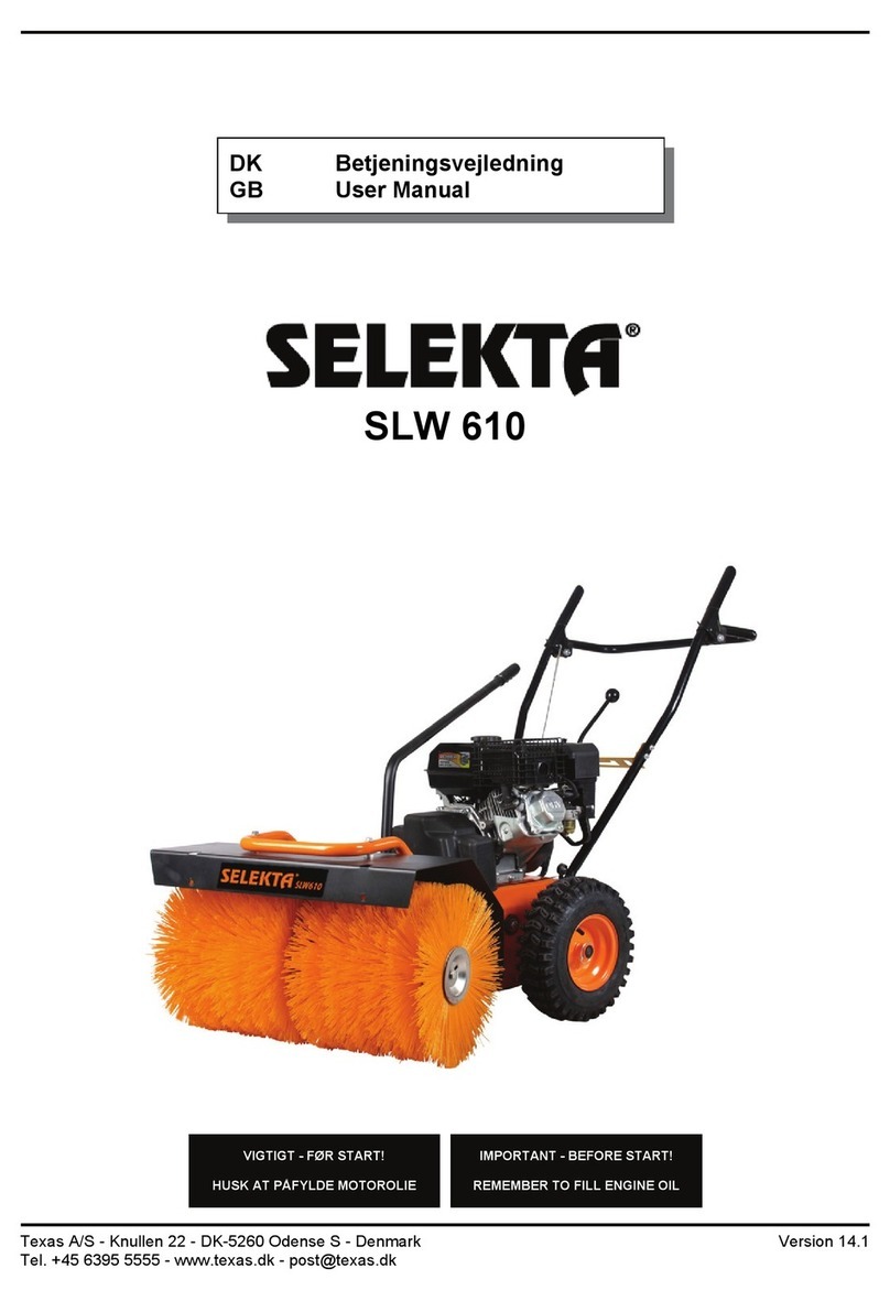 Texas Selekta SLW 610 user manual