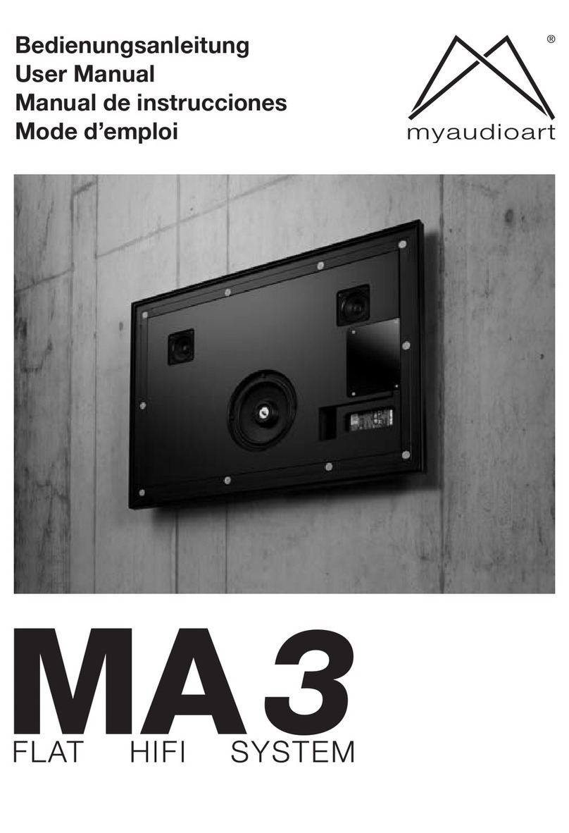 audio art myaudioart MA3 user manual