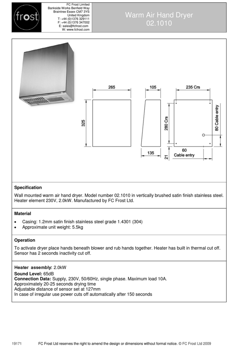 FROST 02.1010 quick guide
