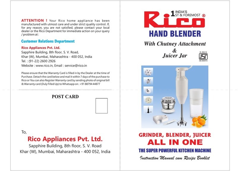 Rico HBCJ manual