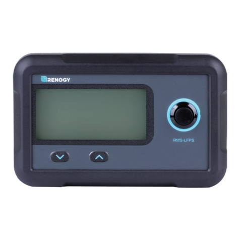 Renogy Monitoring Screen User manual