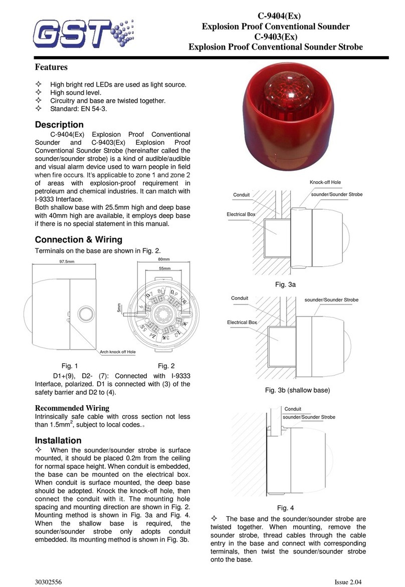 GST C-9404(Ex) manual