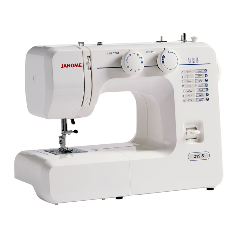 Janome 219S User manual Janome 219S User manual