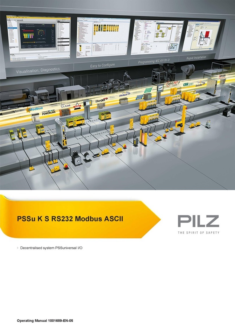 Pilz PSSu K S RS232 Modbus ASCII User manual