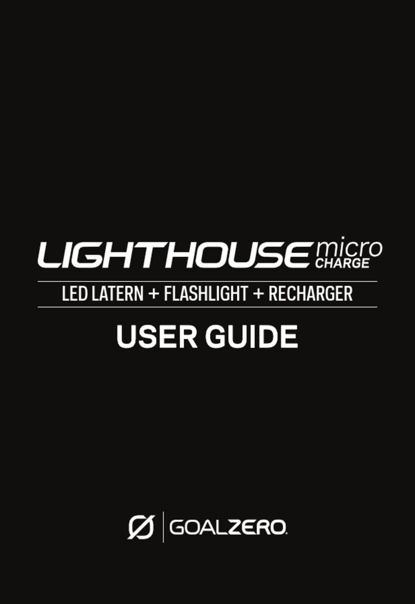 GOAL ZERO Lighthouse Micro Charge User manual GOAL ZERO Lighthouse Micro Charge User manual