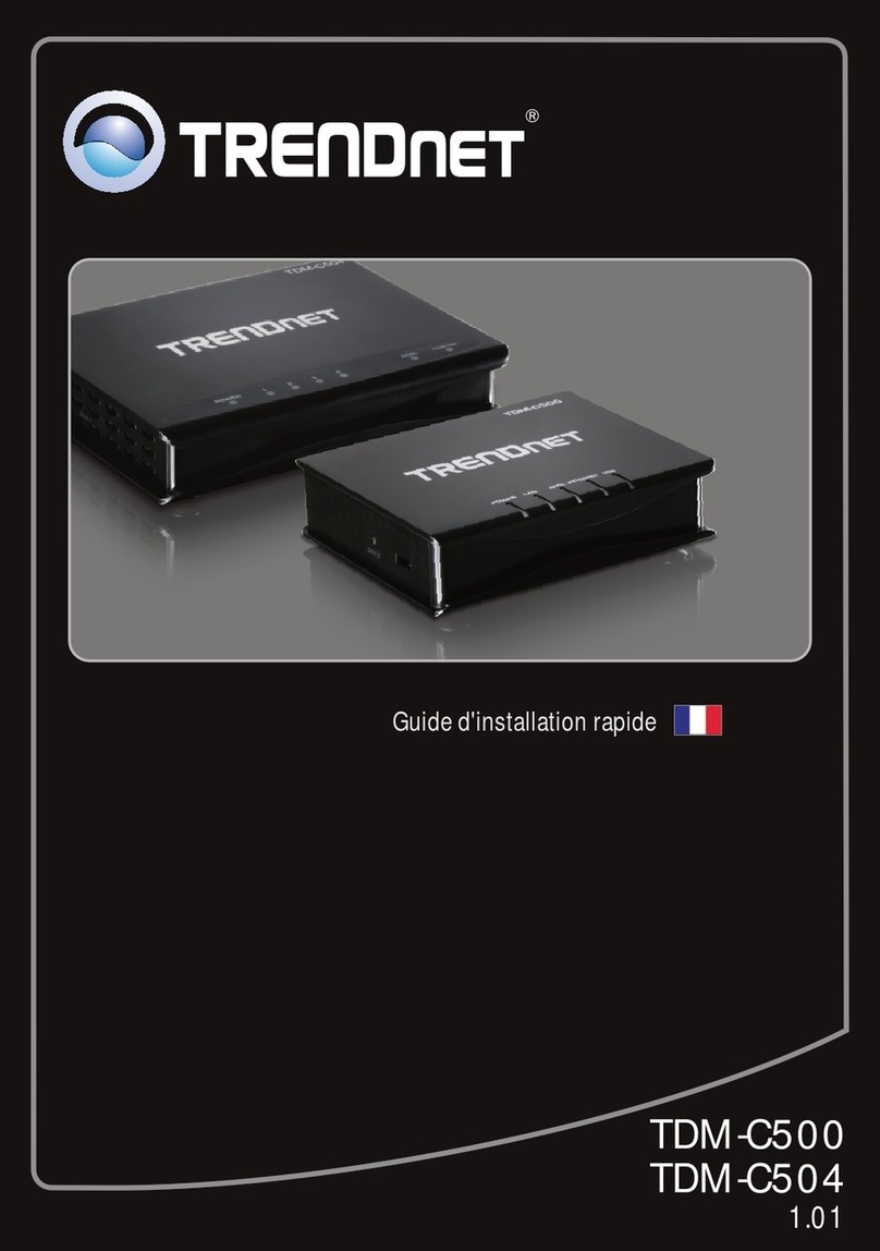 TRENDnet TDM-C500 User manual