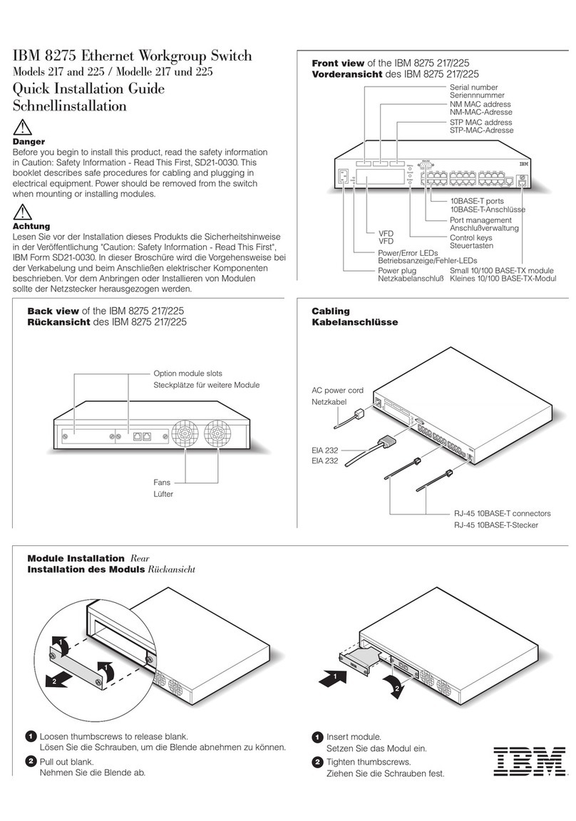 IBM 8275 217 User manual