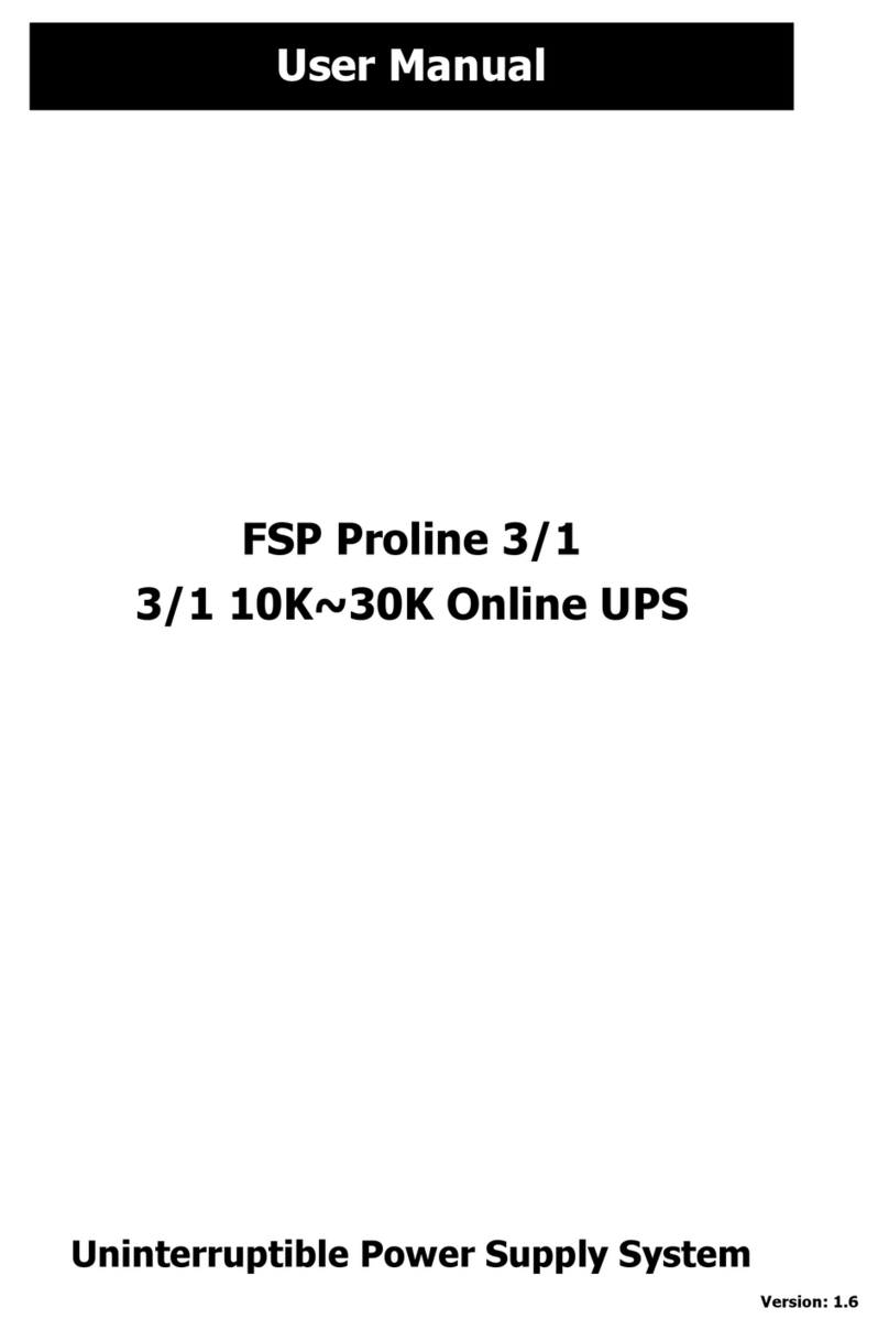 FSP Technology Proline 3/1 Series User manual