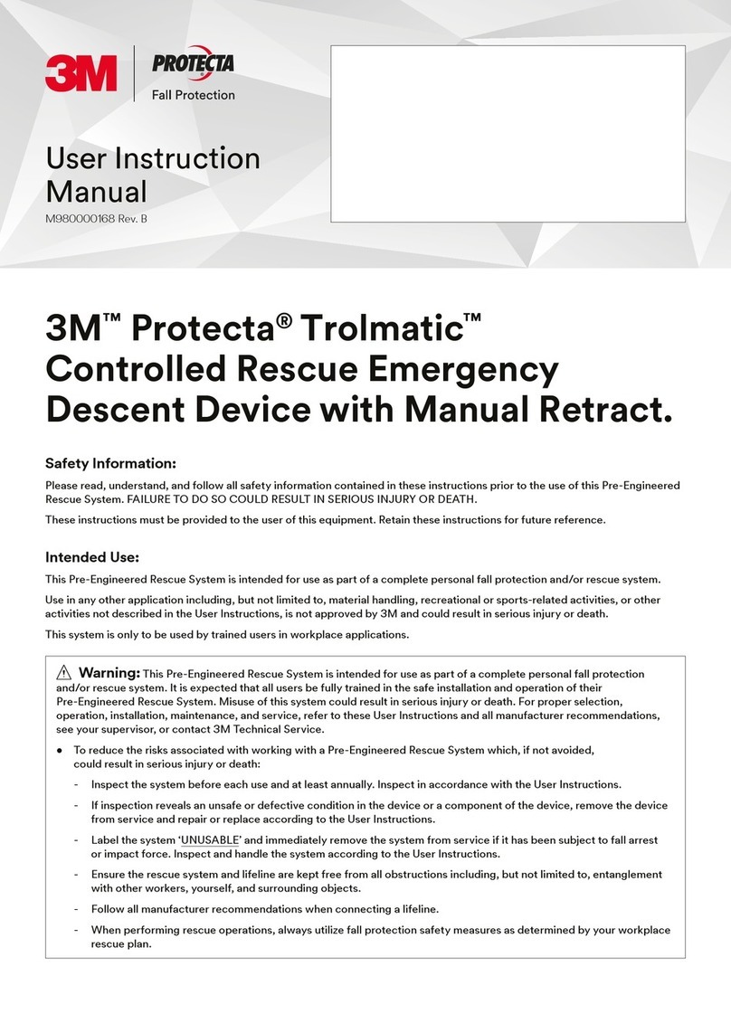 3M Protecta Trolmatic User instruction manual