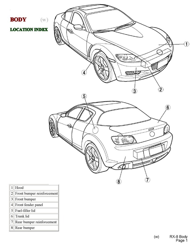 Mazda RX-8 Instruction manual