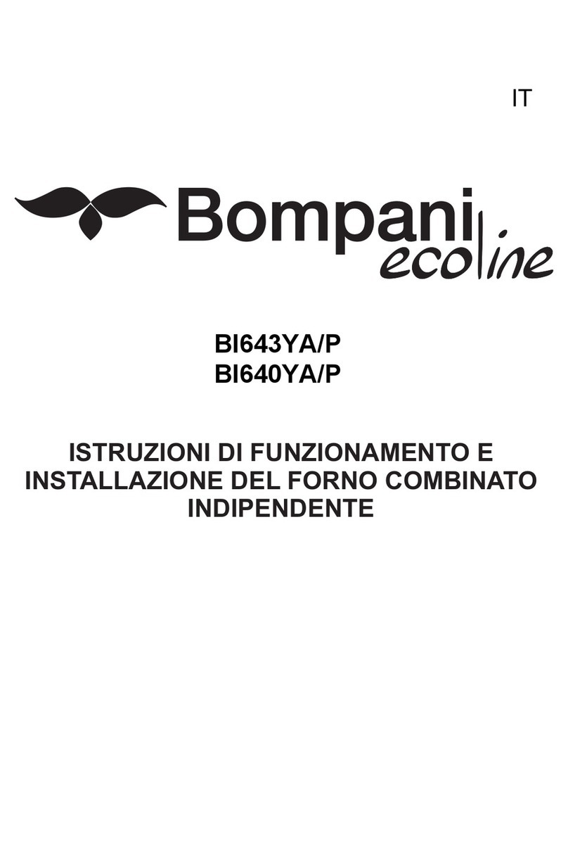 Bompani Ecoline BI643YA/P Operating and installation instructions