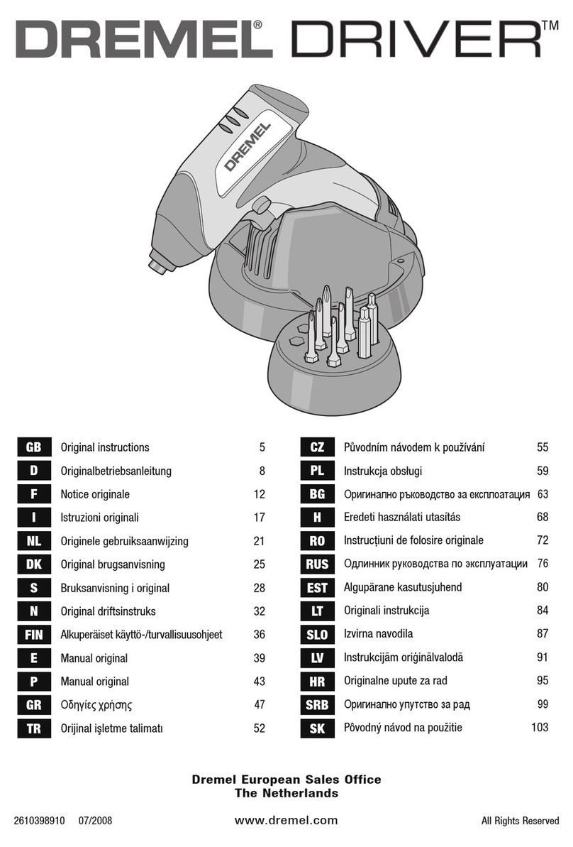 Dremel DRIVER 1120 User manual