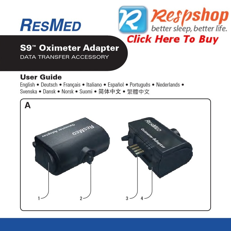 ResMed S9 Oximeter Adapter User manual