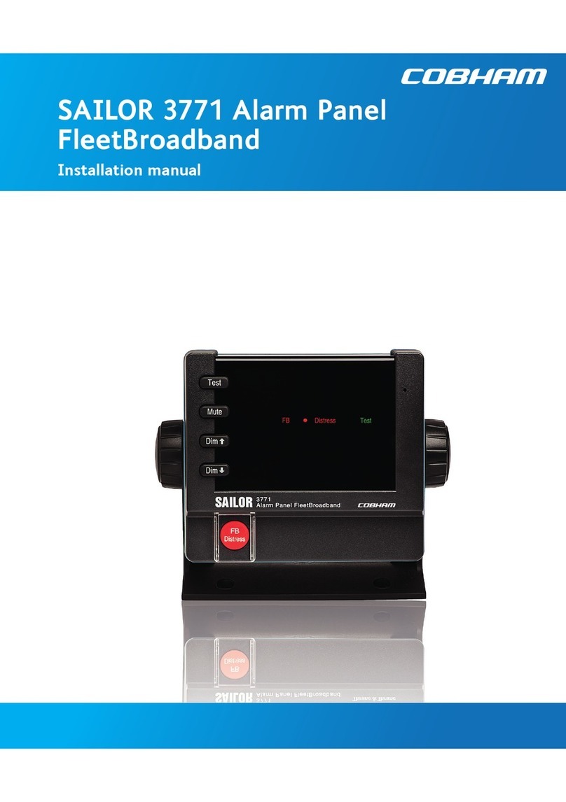 COBHAM SAILOR 3771 User manual