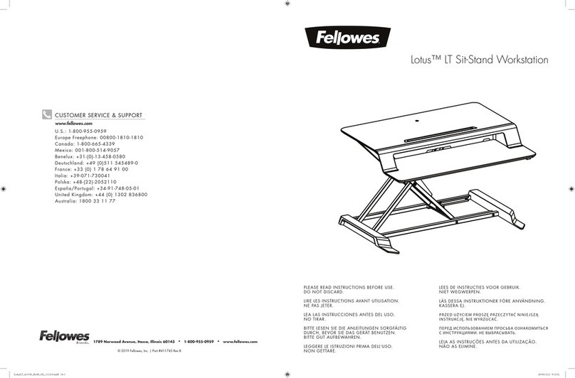 Fellowes Lotus LT instructions