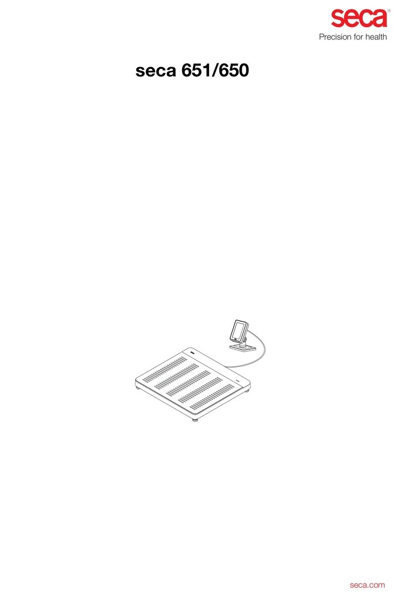 Seca 651 User manual