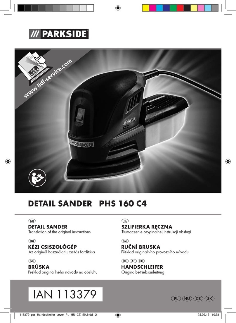 Parkside PHS 160 C4 User manual