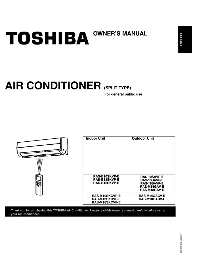 Toshiba RAS-B10SKVP-E User manual