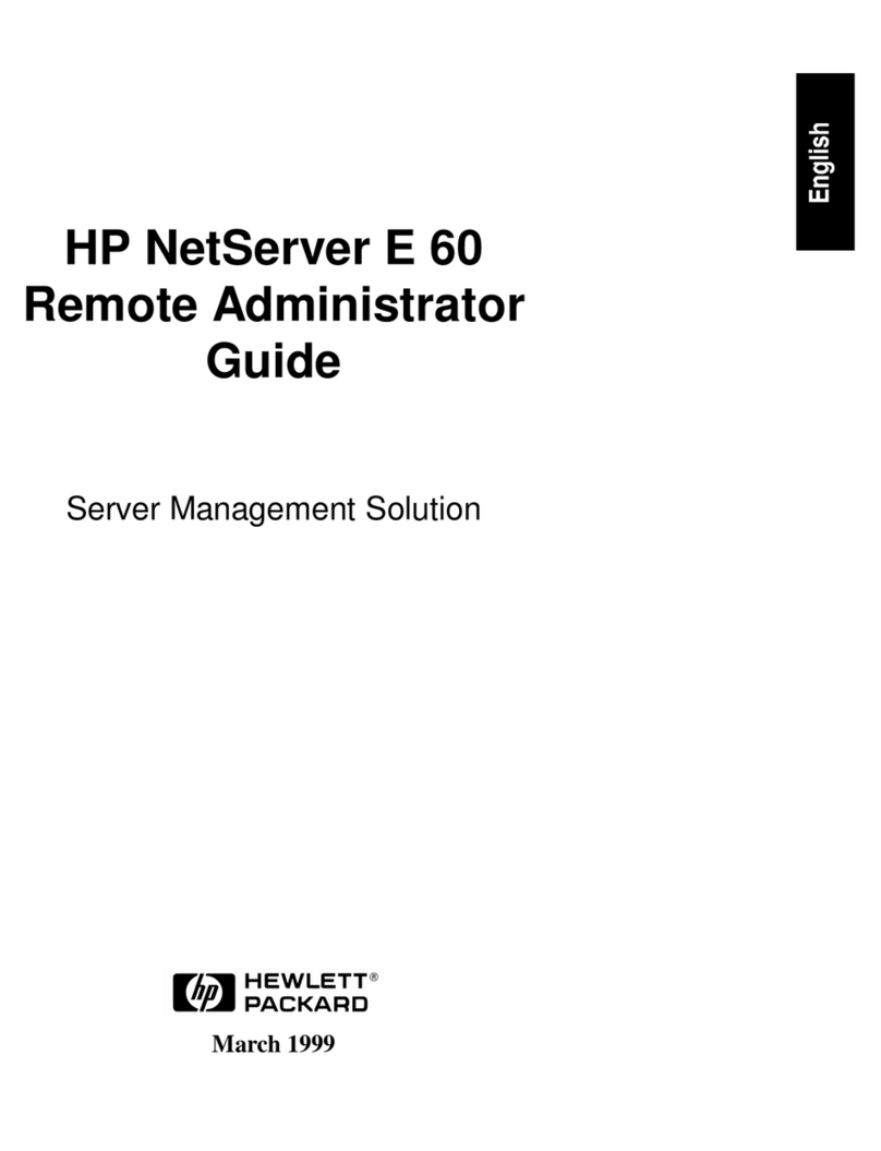 HP NetServer E60 Service manual HP NetServer E60 Service manual