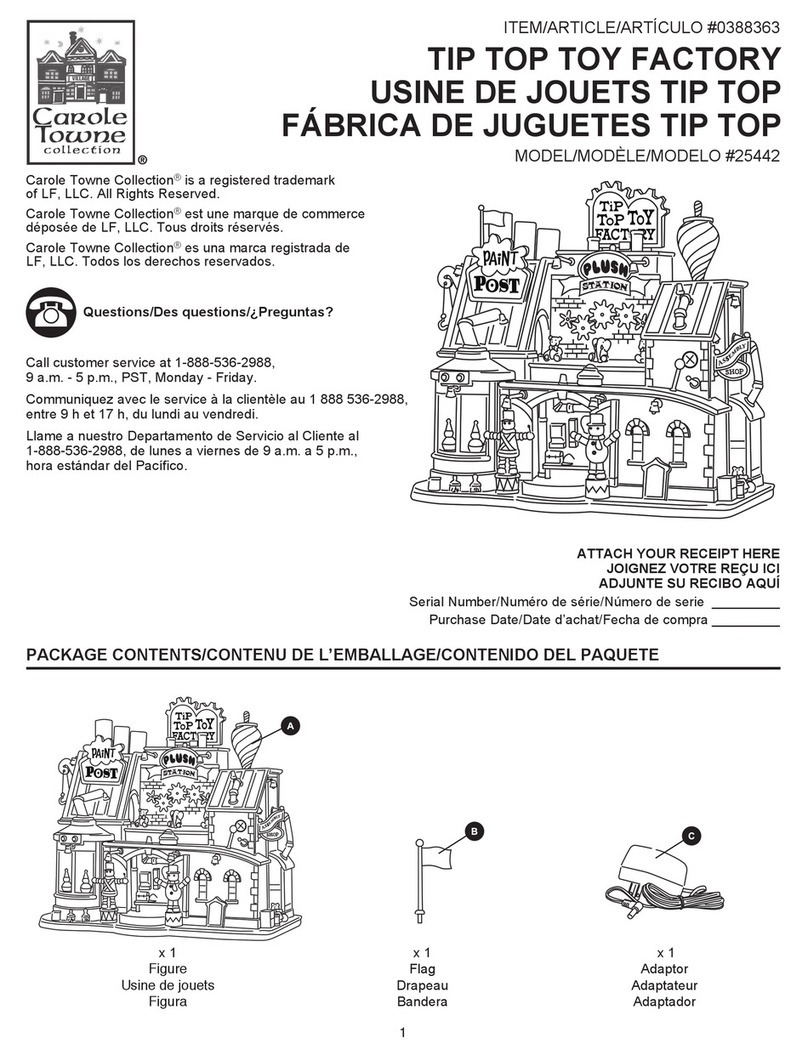 LF Carole Towne Collection TIP TOP TOY FACTORY manual