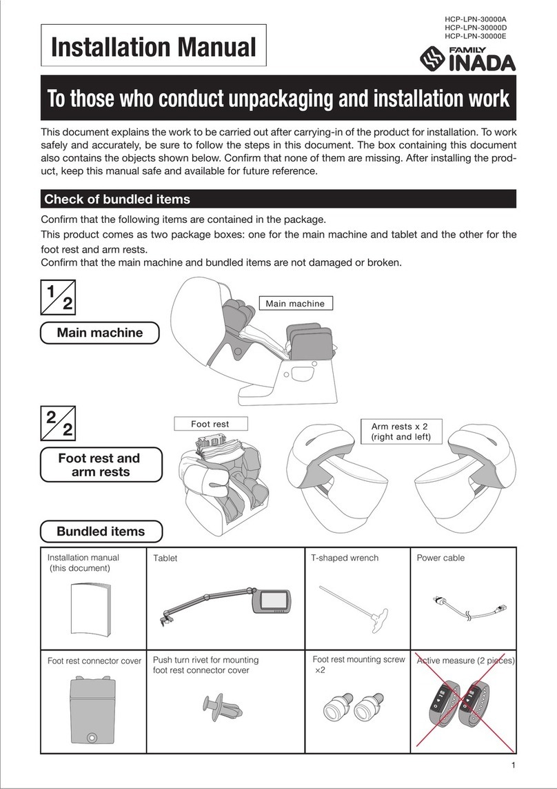 FAMILY INADA HCP-LPN-30000A installation manual