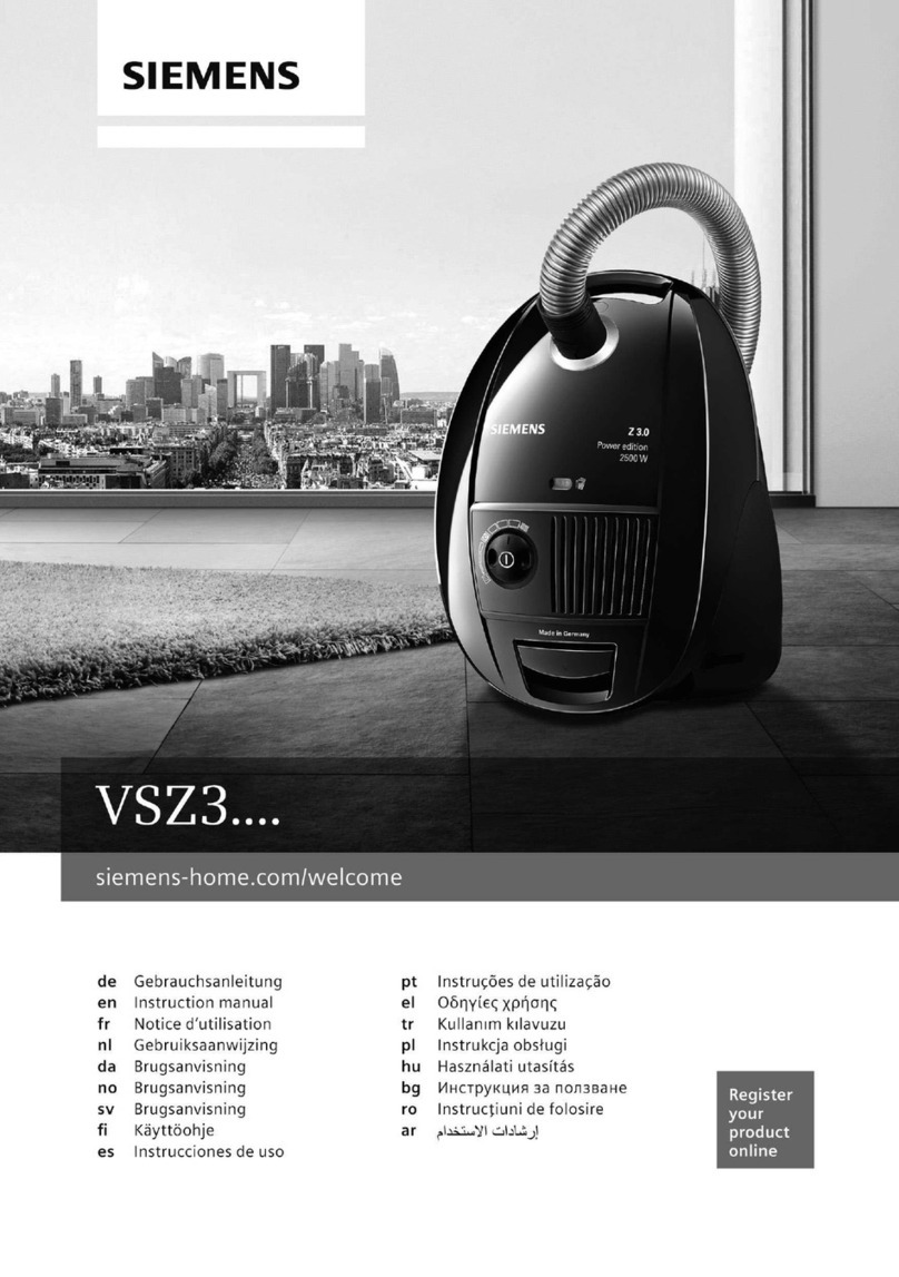Siemens VSZ3 Series User manual