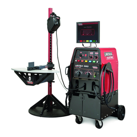 Lincoln Electric VRTEX 360 Operator's manual Lincoln Electric VRTEX 360 Operator's manual