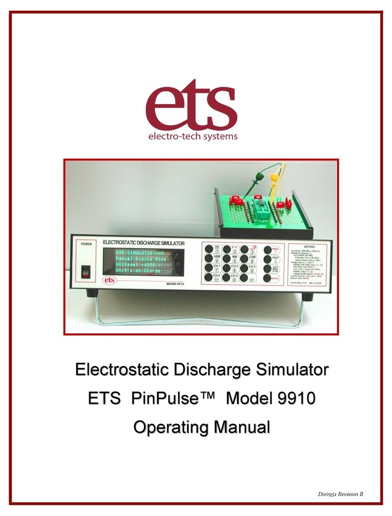 ETS PinPulse 9910 operating manual