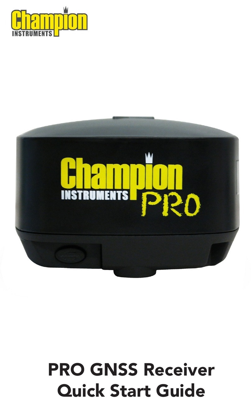 Champion instruments PRO quick start guide