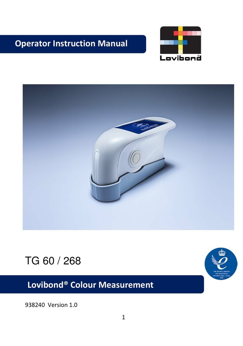 Lovibond TG 60/268 Operator's instruction manual