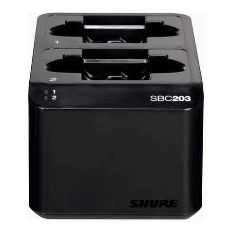 Shure SBC203 User manual Shure SBC203 User manual