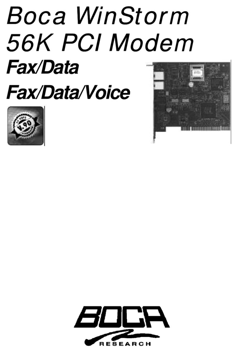 Boca Systems WinStorm M56HI User manual Boca Systems WinStorm M56HI User manual