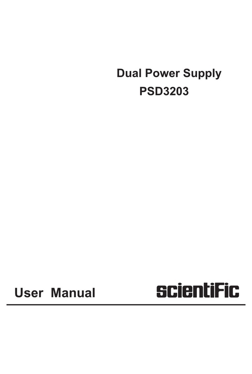 Scientific PSD3203 user manual