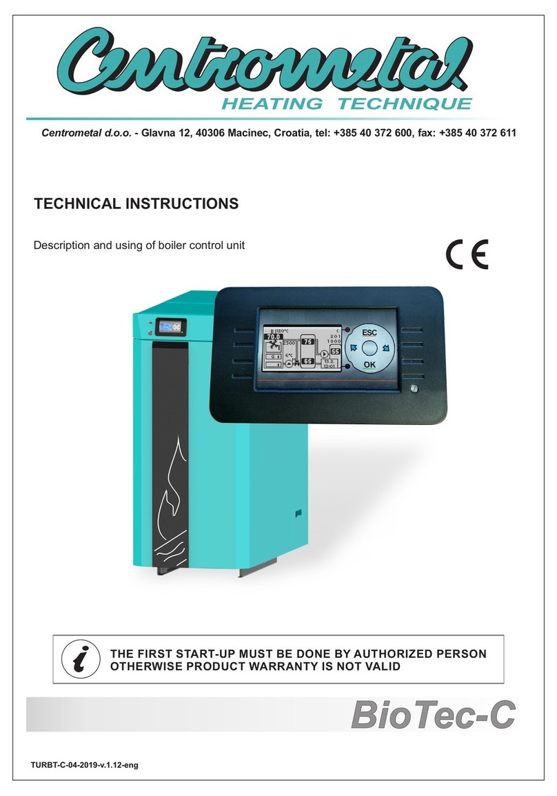 Centrometal BioTec-C Technical instructions