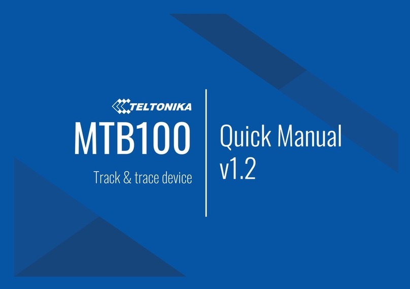 Teltonika MTB100 Quick manual