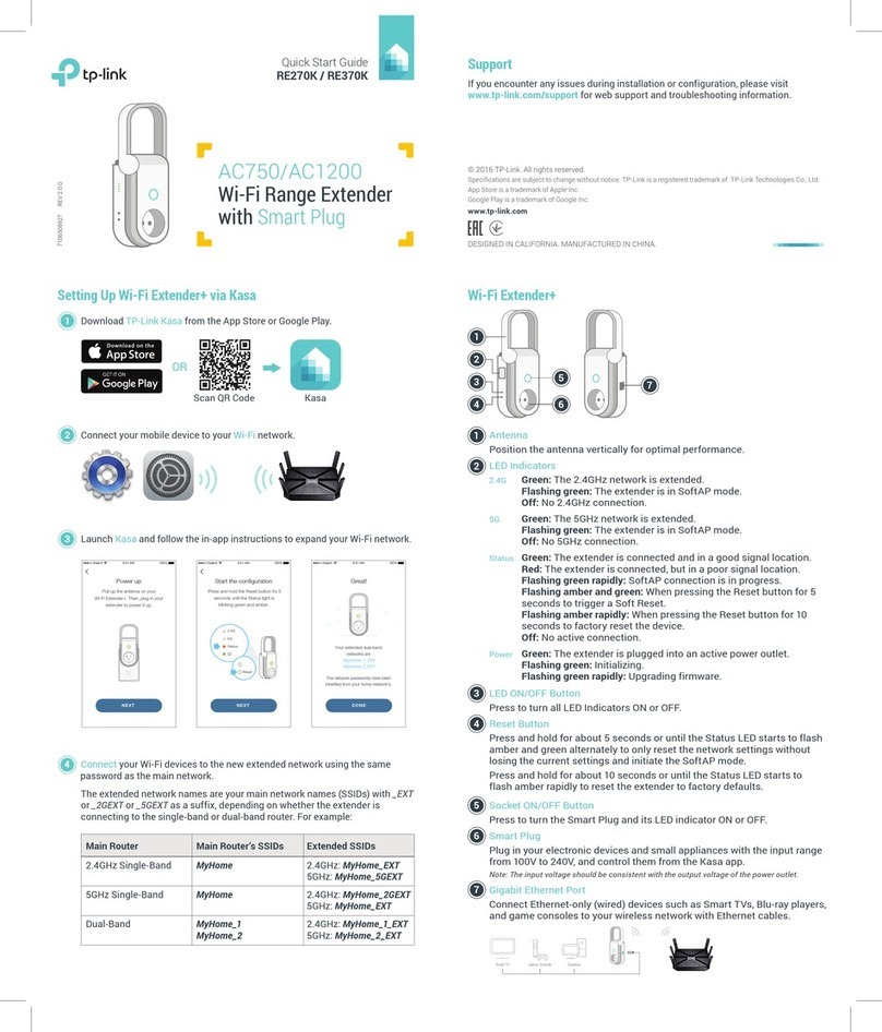 TP-Link RE270K / RE370K User manual TP-Link RE270K / RE370K User manual