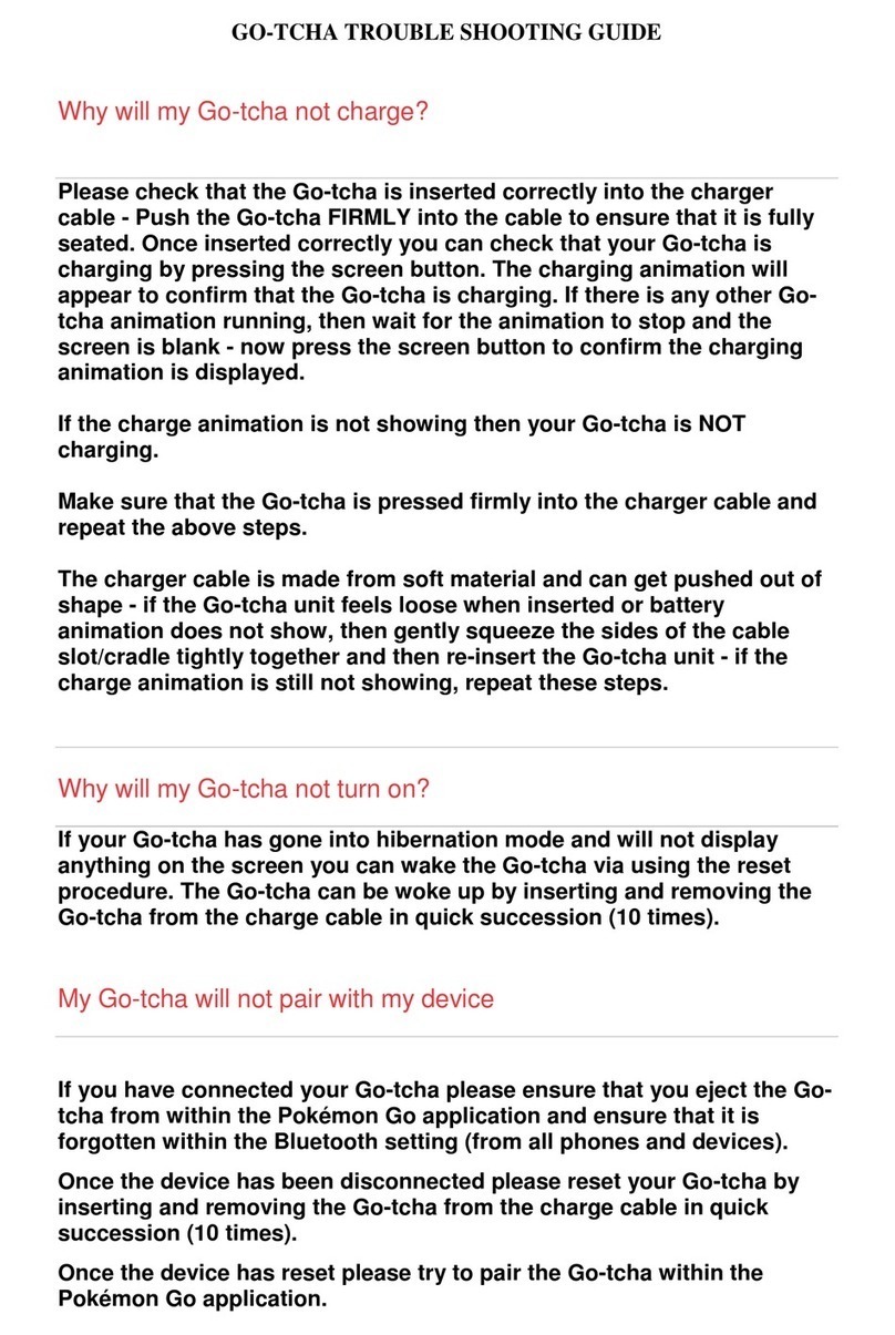 Datel GO-TCHA troubleshooting guide