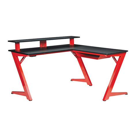 OSP furniture DESIGNlab AVATAR BATTLESTATION GAMING DESK... operating instructions OSP furniture DESIGNlab AVATAR BATTLESTATION GAMING DESK... operating instructions