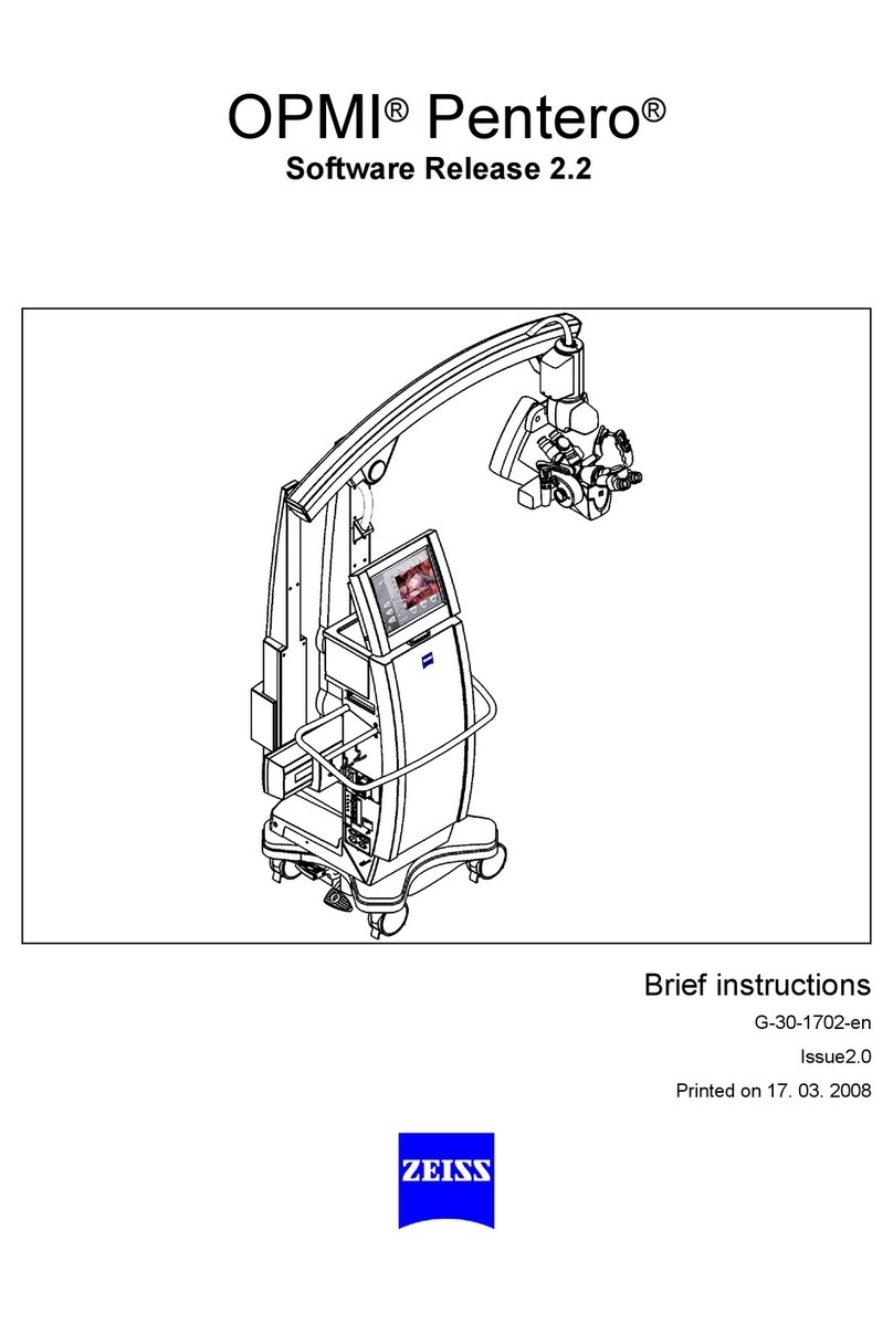 Zeiss OPMI Pentero Reference guide Zeiss OPMI Pentero Reference guide