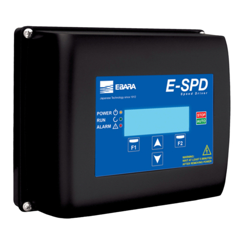 EBARA E-SPD Series Instruction and maintenance manual