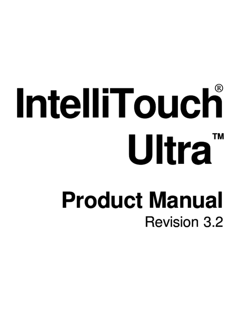 Elo TouchSystems IntelliTouch Ultra product manual