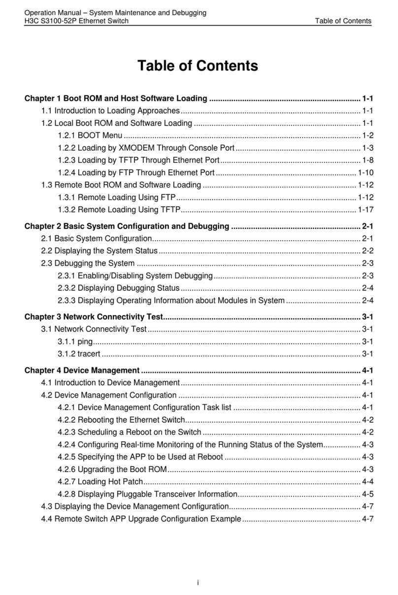 H3C S3100-52P User manual