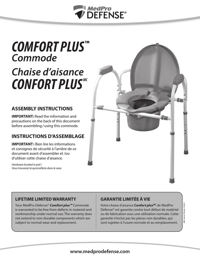 MedPro DEFENSE COMFORT PLUS Assembly instructions