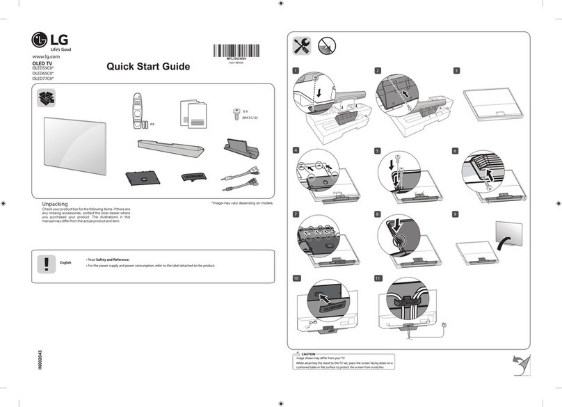 LG OLED55C8 Series User manual