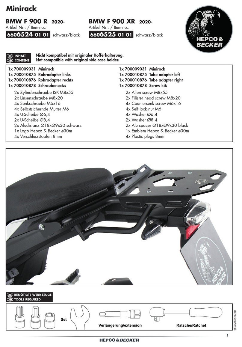 hepco & becker Minirack 6606524 01 01 User manual hepco & becker Minirack 6606524 01 01 User manual
