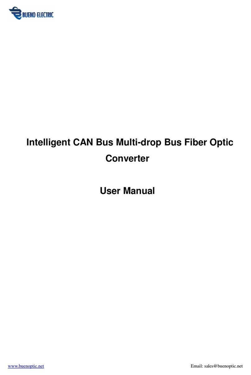 Bueno Electric CANFIB-100BT user manual