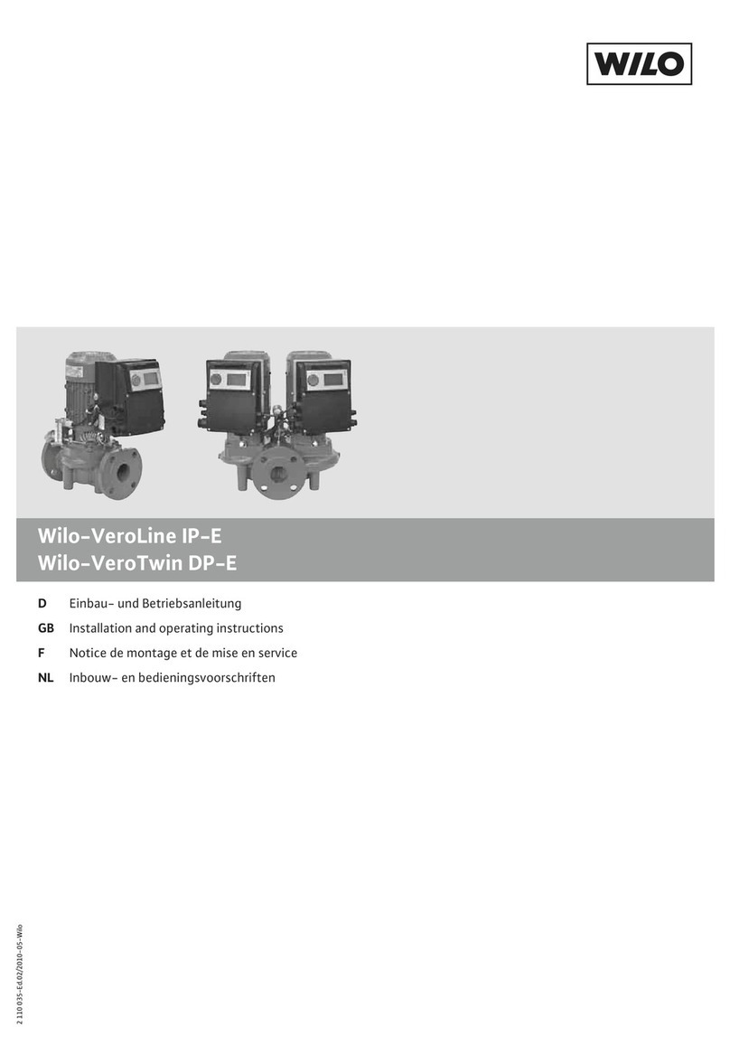 Wilo VeroLine IP-E Series User manual